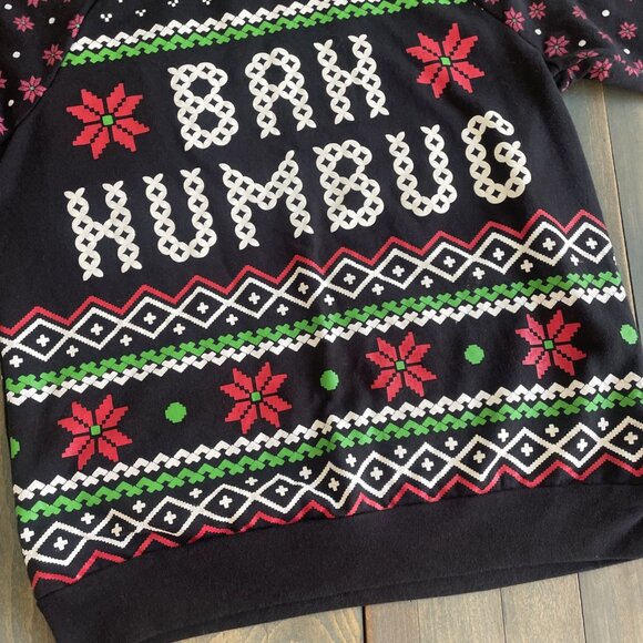 FREEZE Bah Humbug Scrooge Christmas Ugly Sweater Sweatshirt - Men’s Small (XM1) - Picture 3 of 7